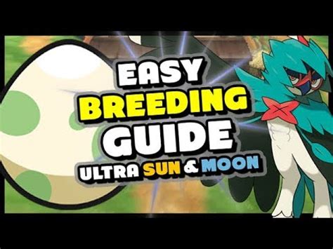 pokemon ultra sun and moon breeding.